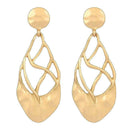 Women Creative Irregular Drop Shape Alloy Earrings