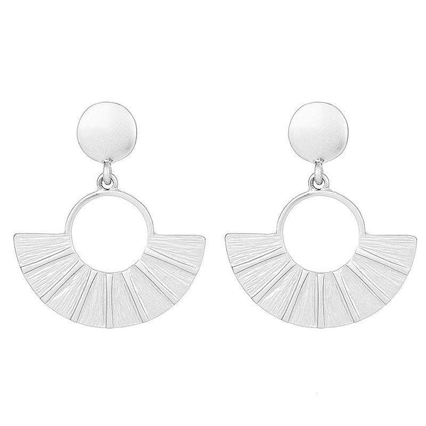 Hot Sale Vintage Fan Shape Drop Earrings