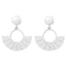 Hot Sale Vintage Fan Shape Drop Earrings