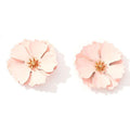 Creative Fresh Style Unique Flower Shaped Alloy Stud Earrings