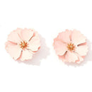 Creative Fresh Style Unique Flower Shaped Alloy Stud Earrings