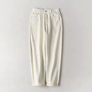 Women Casual Solid Color High-waisted Cropped Harem Pants