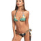 Creative Metal Chain Strap Halter Pattern Women Two-piece Swimsuits