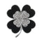 Fashion Unique Clover Shaped Alloy Enameled Brooch