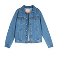 Hot Sale Plus Size Women Letter Print Casual Denim Jacket