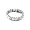 Fashion Simple Star Smiling Face Carved Design Adjustable Silver Ring