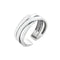 Irregular Vintage Pattern Multilayer Women Leisure 925 Silver Ring