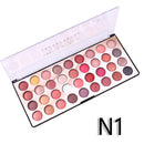 Hot Sale 36 Colors Pearlescent Matte Lasting Waterproof Eyeshadow Palette