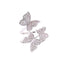 Hot Sale Exquisite Zircon Butterfly Pattern Women Adjustable Brass Ring