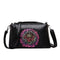 Women Retro Ethnic Unique Flower Painting Design Casual PU Bag