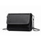 Casual Mini Size Plain Color PU Stitching Metal Chain Strap Flap Bag
