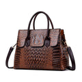 Good Quality PU Leather Crocodile Grain Women Tote Bag