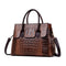 Good Quality PU Leather Crocodile Grain Women Tote Bag