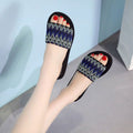 Ethnic Style Summer Fashion Geometric Printed Casual House Slippers Shoes