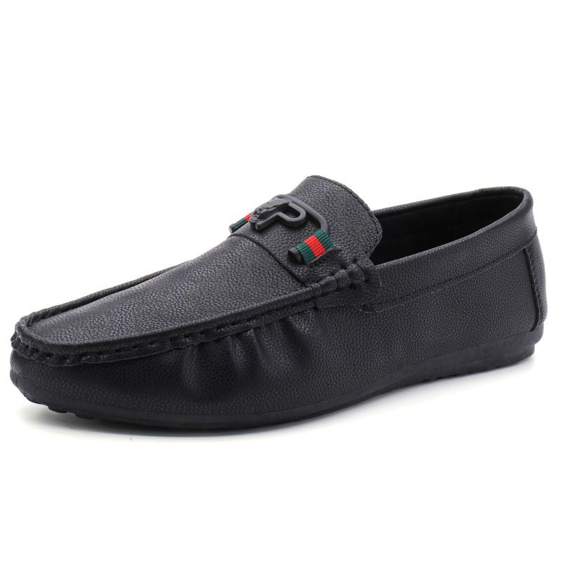 Men Fashion Comfortable PU Upper Round-toe Loafers Shoes