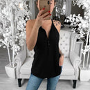 Hot Sale Sexy Halter Pattern Deep V Neck Pocket Design Solid Color Camis