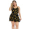 Hot Sale Women Sleeveless V Neck Floral Print Tassels Hem Rompers