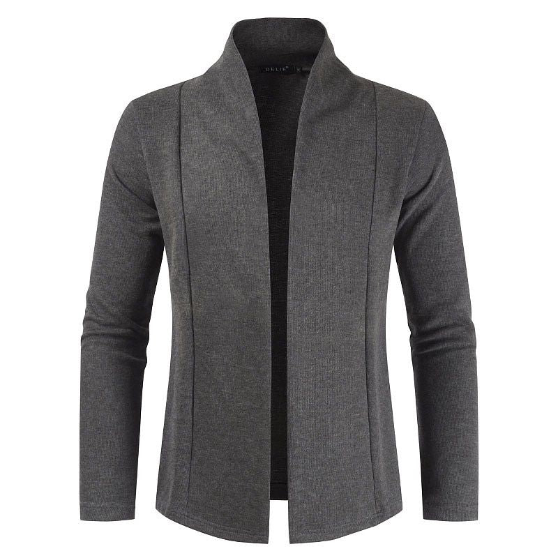 Casual Men Solid Color Slim Fit Long Sleeves Outerwear