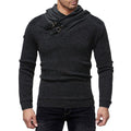 Men Heap collar Slim Fit Knitted Tops