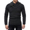 Men Heap collar Slim Fit Knitted Tops