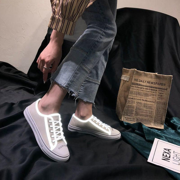 Autumn New Arrival Women Round Toe Lace-up Flat Sneakers Shoes