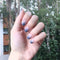 Simple Gradient Blue Color Series Makeup Fake Nail Tips