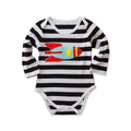 Baby Infant Toddler Cotton Rocket Design Long Sleeves Bodysuit