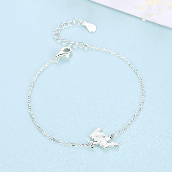 Women Hot Sale Gold Plated Sterling Silver Christmas Gift Bracelet