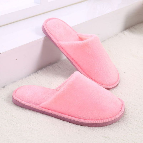 Candy Color Cover Toe Anti Skid Indoor Slippers Shoes