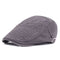 Creative Stone-washed Design Plain Color Peaked Unisex Cap