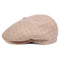 Classic Plaid Pattern Women Casual Linen Cotton Beret