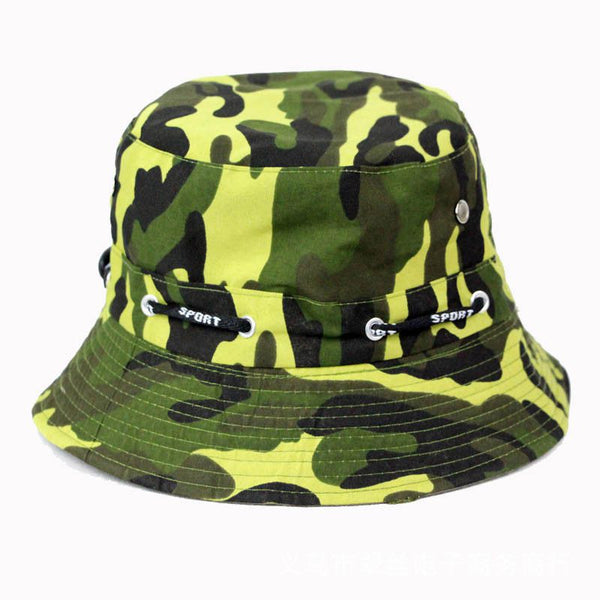Casual Outdoor Wear Unique Camouflage Print Women Bucket Hat