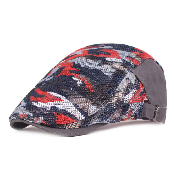 Breathable Mesh Design Unique Camouflage Pattern Peaked Cap
