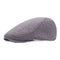 Casual Plain Color Men Pattern Vintage Simple Beret Peaked Cap