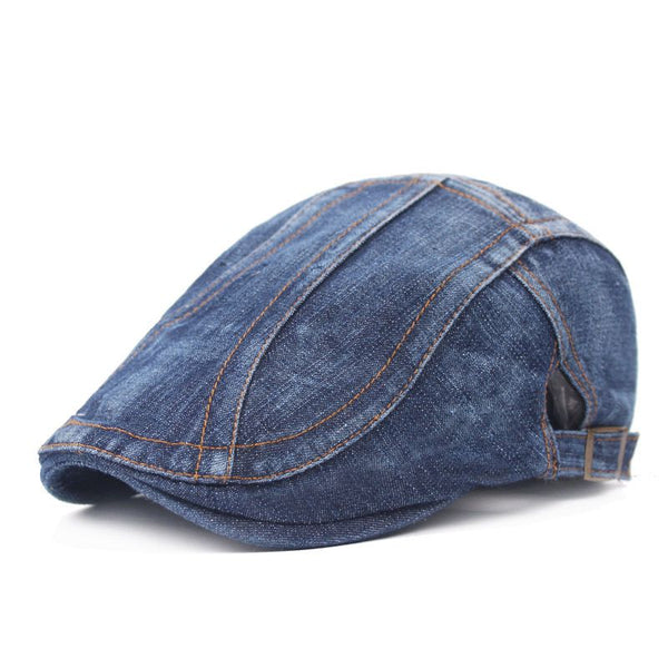 Casual Men And Women Vintage Denim Cap Beret