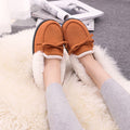 Bowknot Decor Women Outdoor Indoor Cover Heel Cotton Shoes
