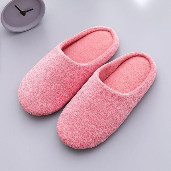 Simple Style Women Round Toe Soft Outsole Indoor Slippers Shoes