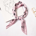 Fashion Unique Skull Lip Printed Women Fall Wear Skinny Scarf