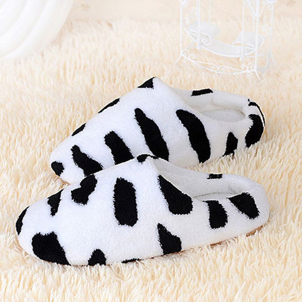 Fashion Coral Fleece Upper Soft Outsole Antiskid Indoor Slippers Shoes