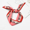 Elegant Women Bright Color Unique Chain Printed Skinny Scarf