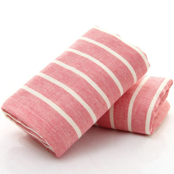 Cotton Candy Color Stripes Print Towel