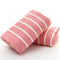 Cotton Candy Color Stripes Print Towel
