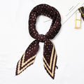 Chic Women Classic Polka Dot Printed Leisure Satin Scarf