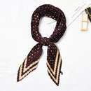 Chic Women Classic Polka Dot Printed Leisure Satin Scarf