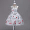 Fashion Girl Cartoon Print Sleeveless Tutu Princess Dress