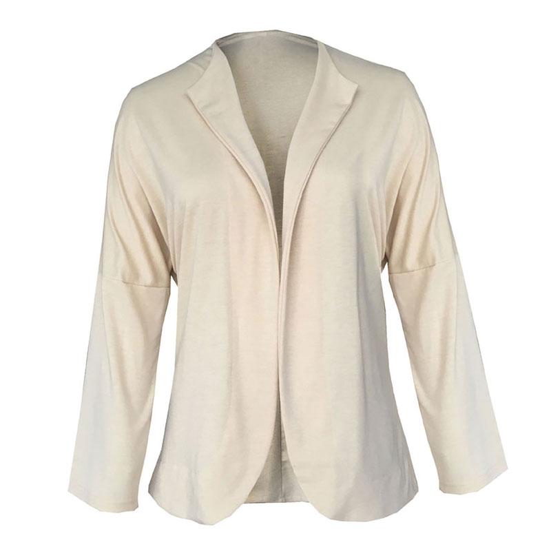 Women Irregular Design Long Sleeve Casual Jacket