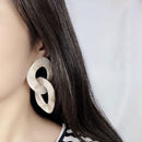 Women Personnality Acrylic Long Earrings Jewelry