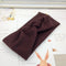 2020 Cute Solid Color Baby Turban Girls Cotton Twisted Knotted Headband Elastic Hairbands Children Head Wraps Hair Accessories AExp
