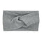 2020 Cute Solid Color Baby Turban Girls Cotton Twisted Knotted Headband Elastic Hairbands Children Head Wraps Hair Accessories AExp