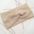 2020 Cute Solid Color Baby Turban Girls Cotton Twisted Knotted Headband Elastic Hairbands Children Head Wraps Hair Accessories AExp